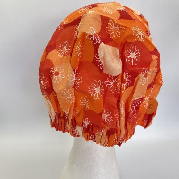 Women Surgical Scrub Hat With Matching Mask - Picture 3 of 11